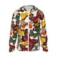 thumbnail image 1 of Fotbe Retro Floral Butterfly Chaqueta con Protección Solar UPF 50+ para Hombre y Mujer, Camisa con Capucha y Bolsillos-Small, 1 of 7