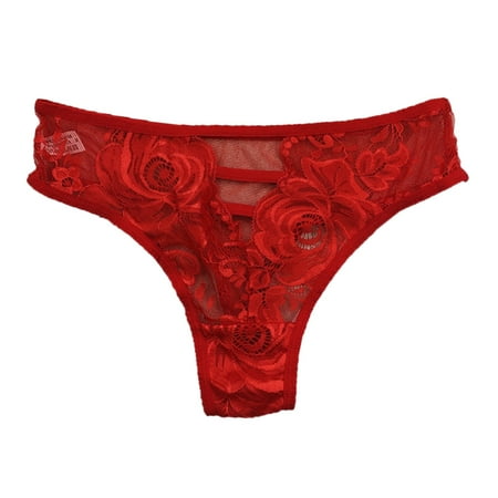 

ZMHEGW 3 Packs Briefs For Women Lace Breathable Lace Hollow Out Raise The Pure Panties Underwear Women s Seamless