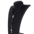 thumbnail image 1 of Collar 8 mm con colgante de cruz Negro, Hugo, Collar colgante, 56cm, 1 of 10