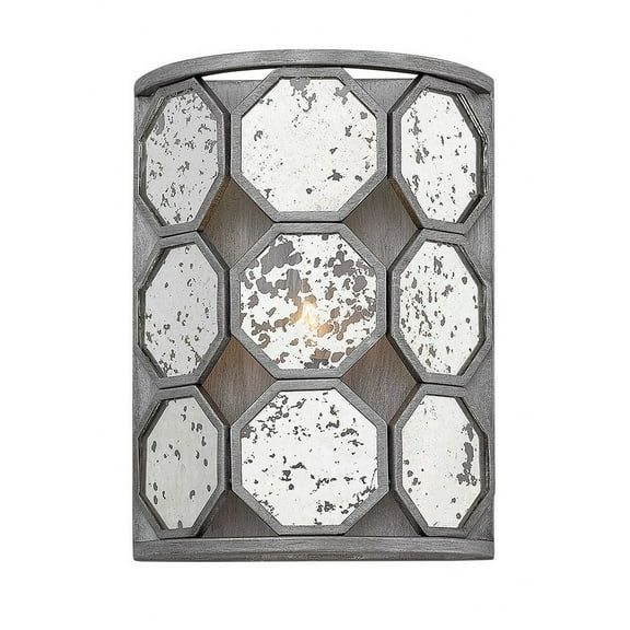 3560BV Hinkley Lighting Lara - One Light Wall Sconce in Transitional-Glam Style - 8.5 Inches Wide by 11.5 Inches High