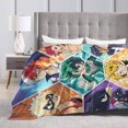 thumbnail image 5 of My Hero Academia Throw Blanket, Anime Blanket, Cozy Soft Lightweight Flannel Blankets For Couch Sofa Bed, 280 Gsm Plush Fuzzy Blanket, 5 of 9