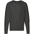 thumbnail image 2 of Fruit Of The Loom - Sudadera básica ligera con mangas Raglan Modelo Lightweight Hombre caballero (240 GSM) (Grafito claro), 2 of 2