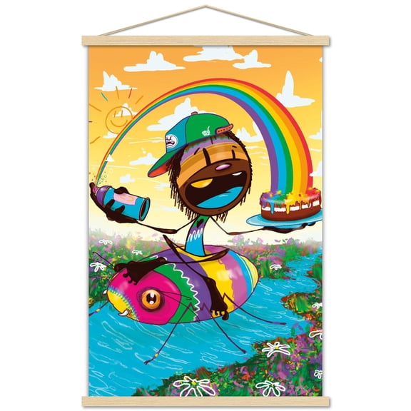 Ode - Today There Is A Party Wall Poster with Magnetic Frame, 22.375" x 34"