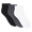 Black/Grey/White, variant on Hanes Womens Ankle Socks, 3 Pairs, Moves Impact Zone Athletic Socks for Women