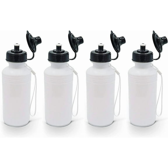 4E's Novelty 4-Pack 18oz Bulk Water Bottles – BPA-Free Reusable for Kids & Adults