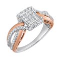 thumbnail image 2 of Blush Entwine 0.65 Ct 10K Gold Diamond Ring, 2 of 4