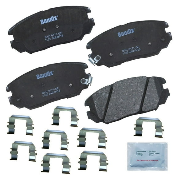 Disc Brake Pad Set Fits select: 2006-2010 HYUNDAI SONATA, 2006-2011 HYUNDAI AZERA