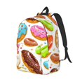 thumbnail image 2 of Yiaed Color Donut Print Backpack, Premium Laptop Backpack, Travel Backpack for Women, Lightweight Backpacks, Comfortable Back Pack-Medium, 2 of 5