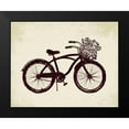 thumbnail image 2 of Taylor, Evangeline 14x12 Black Modern Framed Museum Art Print Titled - Flower Basket Bike, 2 of 5