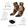 thumbnail image 5 of Rocae Whimsical Flower Crown Maiden for Premium Adult Socks,Comfortable, Breathable, and Durable Socks, Perfect for Everyday Wear, 5 of 7