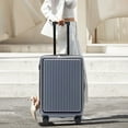 thumbnail image 2 of JieC 24in Hardside Carry-on Spinner Luggage,Unisex Lightweight Suitcase，Blue, 2 of 10