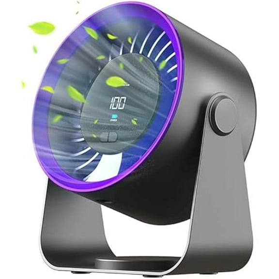 Versatile 720° Rotating Digital Desk & Wall Fan with Remote Control, Adjustable Speed & Quiet Operation