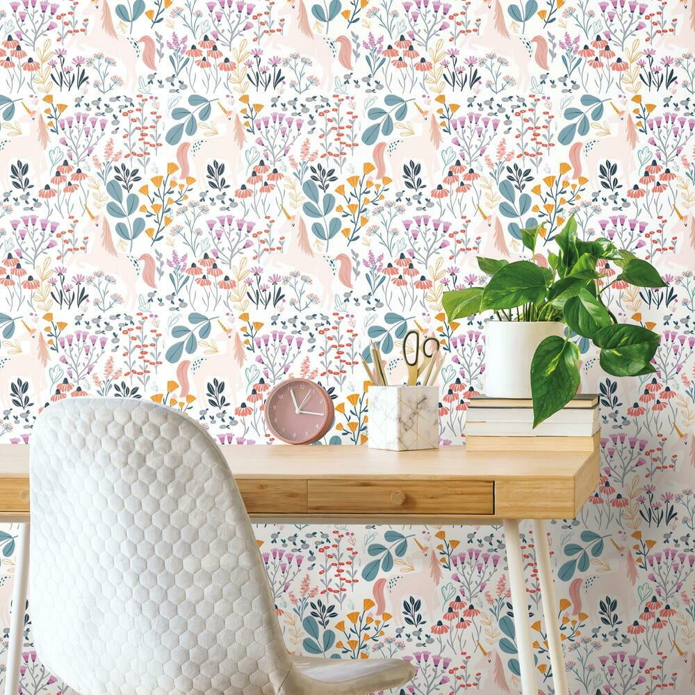 Clara Jean Unicorn Paradise Peel & Stick Wallpaper