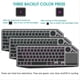 thumbnail image 3 of Bluetooth Wireless Keyboard with Touchpad 7-Colors Backlit 2.4G, 3 of 5
