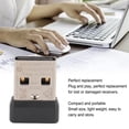 thumbnail image 4 of Replacement USB Receiver, Lightweight Stable 2.4G Wireless USB Receiver ABS and Metal with Mouse Mat for Wireless Mouse, 4 of 7