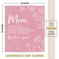 thumbnail image 5 of LHSHID Blanket Gifts for Mom Mom Birthday Gifts Warm Gifts for Mom from Daughter Son Mom Gifts for Mothers Day Christmas Super Soft Flannel Throw Blanket for Mom 30x40in, 5 of 5