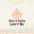 thumbnail image 4 of Inktastic Mimi and Poppop Love Me Grandchild Girls Baby Dress, 4 of 5