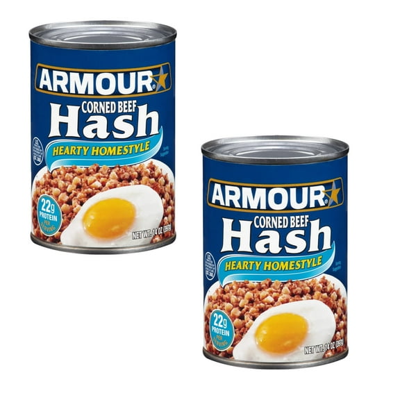 (2 pack) Armour Corned Beef Hash, 14 oz Can