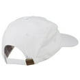 thumbnail image 4 of Proud Dad Letters Embroidered Washed Cotton Cap - White OSFM, 4 of 5