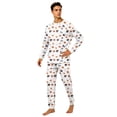 thumbnail image 2 of Racifhz Halloween Family Matching Pajamas Loungewear Set Long Sleeve Top and Pants Cozy Sleepwear for Family Holiday Nightwear Matching PJs Halloween Gifts and Party Decor, Men Size:XXL, 2 of 6