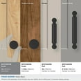 thumbnail image 3 of Amerock Balon 1 inch (25mm) Diameter Matte Black Cabinet Knob, 3 of 6