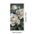 thumbnail image 3 of Elegant White Rose Design Background Backdrop Banner Party Decorations for Weddings Anniversaries Celebrations Photography Props, 3 of 7