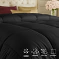 thumbnail image 5 of Utopia Bedding Comforters Twin Size, All Season Duvet Insert, Down Alternative Box Stitched Bed Comforter with Corner Tabs, Machine Washable (Black), 5 of 6