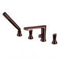 thumbnail image 1 of Yosemite Home Decor YP9319-ORB Two Handle Widespread Roman Tub Faucet with Hand Shower, Oil Rubbed Bronze, 1 of 1