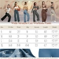 thumbnail image 2 of Workout Gym Leggings for Women Straight Leg Bottoms Wide Leg Casual Sweatpants High Waist Buttery Soft Yoga Pants, 2 of 8