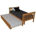 thumbnail image 4 of Kunkle Holdings, LLC Pine Twin Mission Bed Caribbean Blue, 4 of 5
