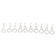 thumbnail image 2 of 10 piezas Guías de caña de pescar s de punta Kit de reparación de de acero inoxidable Accesorios de pesca Herramienta de repuesto para Ro 16 Baoblaze Guías y puntas de cañas de pescar, 2 of 8