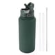 thumbnail image 1 of 26-27 1L Sports WATER BOTTLE With Handle And Straw Stainless Steel Large Capacity Vacuum Flasks Drinkware Large Mouth GymThermos CUP, 1 of 4