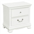 thumbnail image 3 of Wooden Night stand With 2 Drawers, White - Saltoro Sherpi, 3 of 5