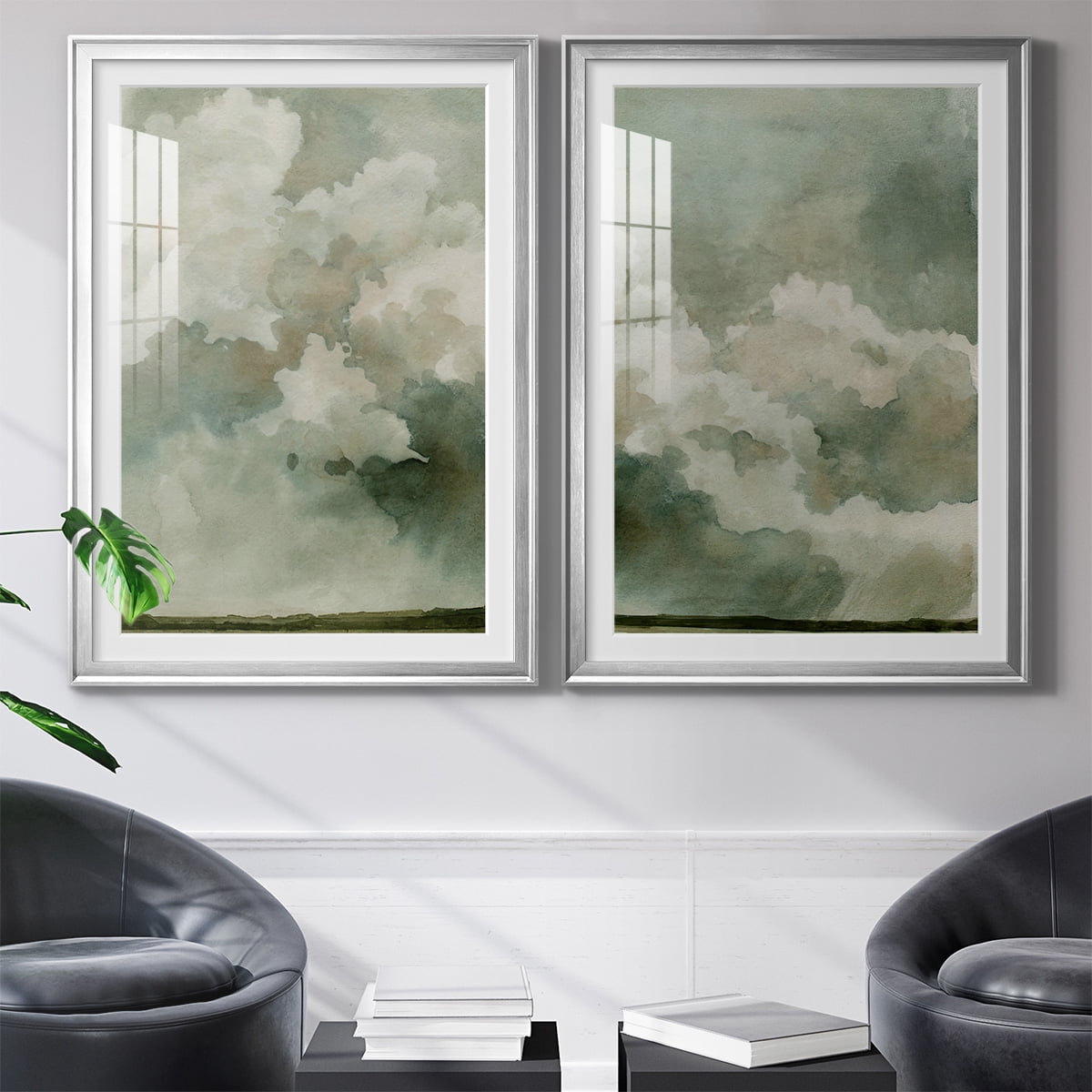 Wexford Home Coming Rain I Premium Framed Print, 18.5" x 24.5" - Ready to Hang, Silver (Set of 2)