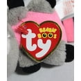 thumbnail image 4 of Ty Beanie Boos (Plastic Key Clip) - Rocco the Pink & Gray Raccoon  – Glitter Eyes  - Stuffed Animal, 4 of 6