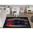 thumbnail image 4 of Easy To Clean Rug, 3D Printeds Rug, Car Lover Gift Rugs, Printed Rugs, Car Racing Lover Gift Rugs, Car Rugs, Boy Room Rug, Large Rug, 2.6'x5' - 80x150 cm, 4 of 9