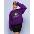 thumbnail image 2 of Fear Makes Us Stronger Sweatshirt Women -Image by Shutterstock, Female XX-Large, 2 of 4