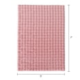 thumbnail image 4 of Mainstays Kids Light Pink Bubble Fur Rug, 5' x 7', 4 of 5