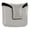 Grey, variant on Haosy Purple White Flow Golf Mallet Putter Cover Strong Magnetic Leather Golf Club Headcover Closure