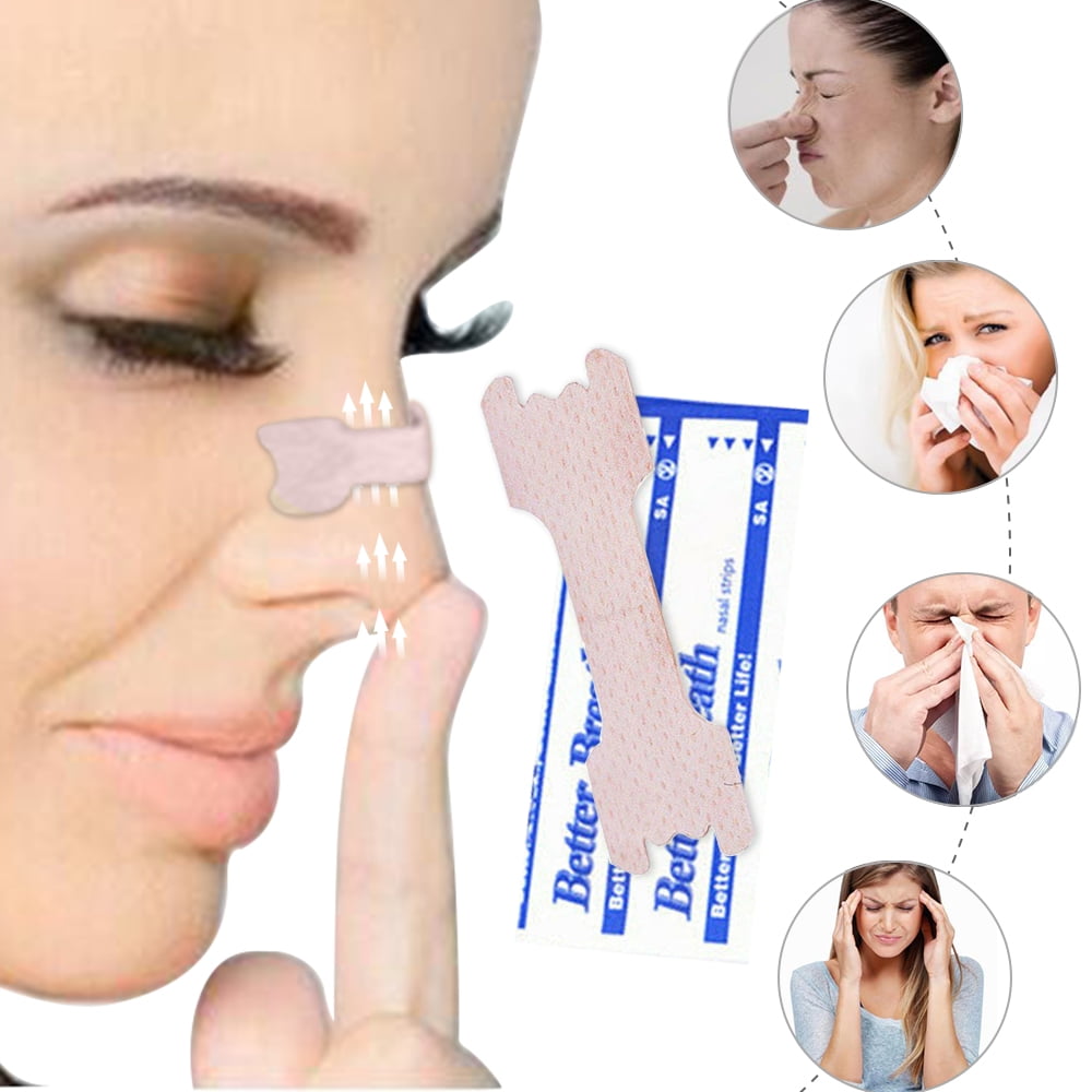 Cosprof 100Pcs Nasal Strips for Breathing Smoothly Anti Snoring Good
