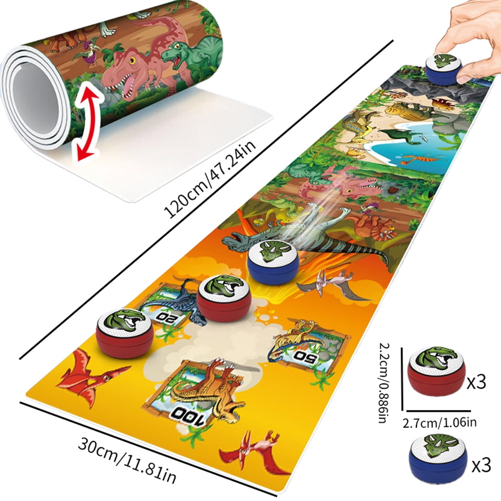 Tabletop Game for Family Party 47 inch, 3 in 1 Table Shuffleboards