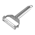 thumbnail image 4 of Blukids Peeler Stainless Steel Cutter Slicer for Carrot Potato Melon Gadget Vegetable Fruit Steel Peeler Double Sided Blade Multi-functional Vegetable Cutter Fruit Slicer Dual Blade for Kitchen(A), 4 of 8