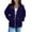 Dark Purple#004, variant on STICHOU Womens Zip Up Hoodies Plus Size Casual Fleece Lined Sweatshirts Fall Fashion Jackets Comfort Warm Coat Winter Clothes Blue XL