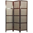 thumbnail image 2 of Oriental Furniture 6 ft. Tall Miyagi Shoji Screen - 3 Panel - Black, 2 of 2