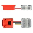 thumbnail image 3 of Convertidor De 18 V A 12 V 15 A 180 W, Disipación De Calor Rápida Regulador De Voltaje CC De Cable Eléctrico 14 AWG Con Adaptador Para 48-11-1812 Para Luces LED, 3 of 7