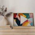 thumbnail image 4 of Abstract Geometric Artwork Horizontal Canvas Wall Art with Lightweight Foam Frame - Durable and Ready to Hang, Modern Decorative Print for Living Room, Bedroom, Or Office, 4 of 7