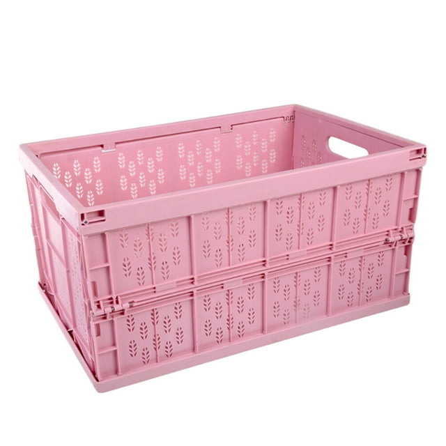CIMAXIC Pink Multifunctional Storage Containers with Creative Interlocking Design for Kitchen and Home Organizing 7.5 x 11.2 x 6.3 Inches,17.72"X11.81"X9.25"