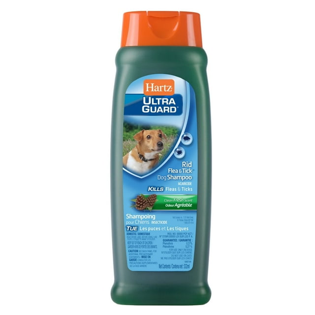 Shampoing antipuces et antitiques Ultra Guard Rid de Hartz pour chiens 532ml