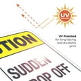 thumbnail image 6 of Sudden Drop Off Sign, ANSI Caution Sign,, 6 of 8
