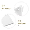 thumbnail image 3 of UPOUART 2Pcs Multifunctional Grow Tent Corner Shelf White Plastic for Camera and Hygrometer Holder, 3 of 8